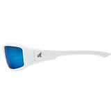 Brazeau White Frame Polarized Blue Lens TXBAP248