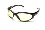 Dakura Safety Glasses Black Frame Yellow Lens SW112