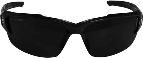 Khor G2 Polarized Safety Glasses Vapor Shield Black Frame Smoke Lens TSDK216VS-G2