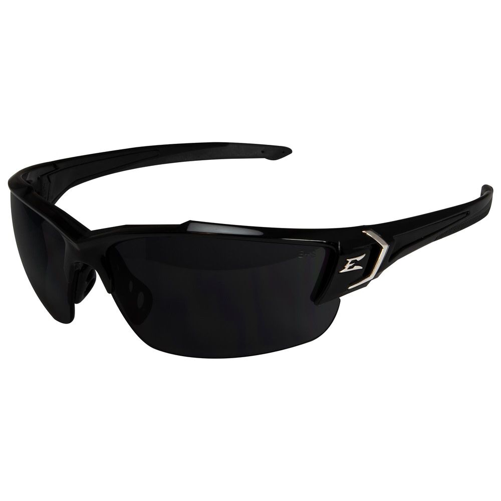 Khor G2 Polarized Safety Glasses Vapor Shield Black Frame Smoke Lens TSDK216VS-G2