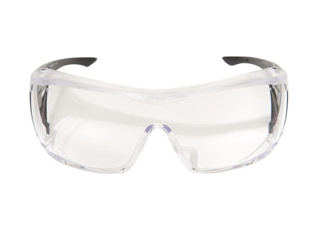 Ossa Safety Glasses Black Frame Clear Lens XF111-L