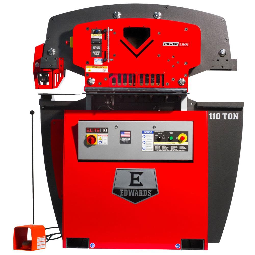 110 Ton Elite Ironworker 3PH 208V ELT110-3P208