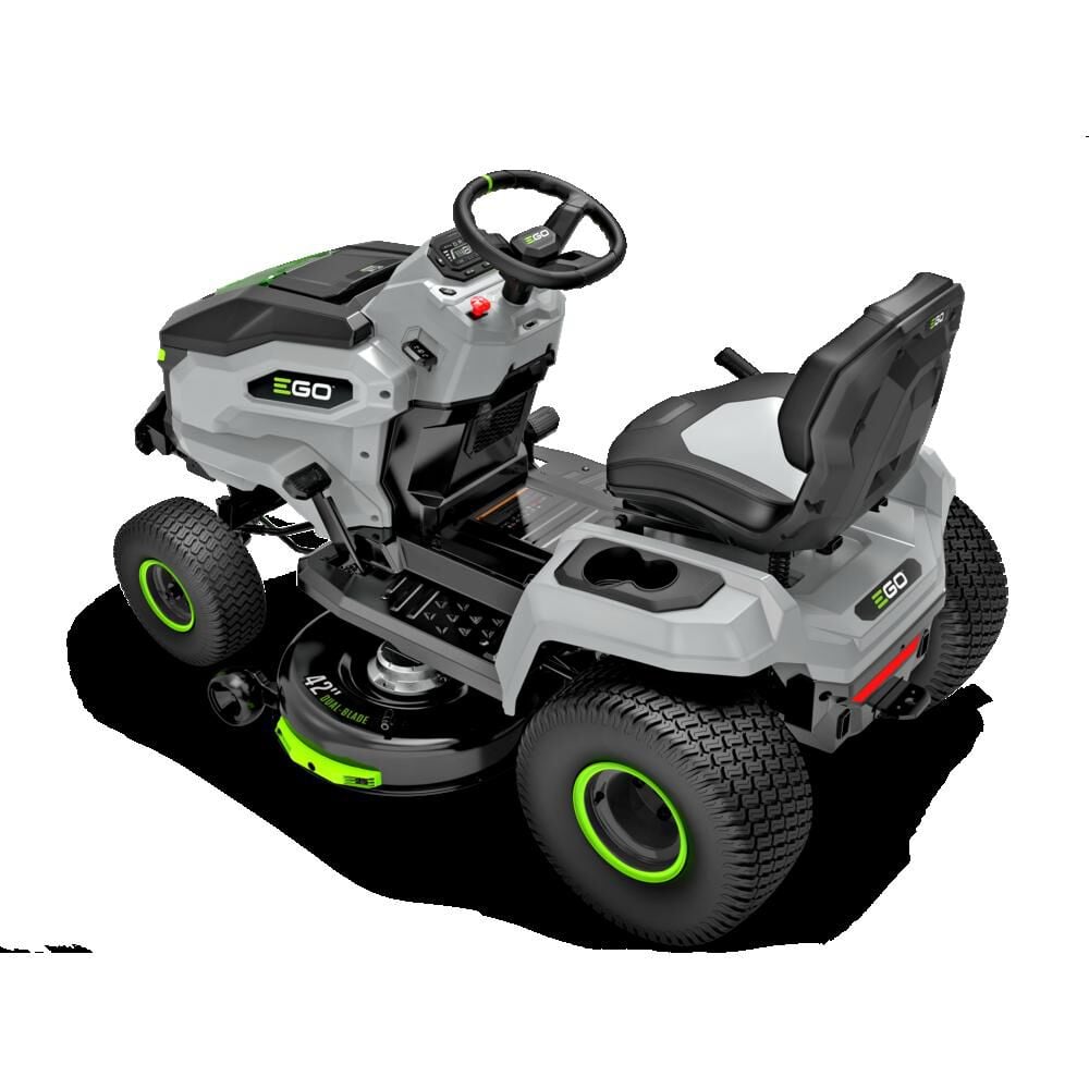 POWER+ T6 42-in 56-volt Lithium Ion Electric Riding Lawn Mower with (6) 6 Ah Batteries (Charger Included) TR4204