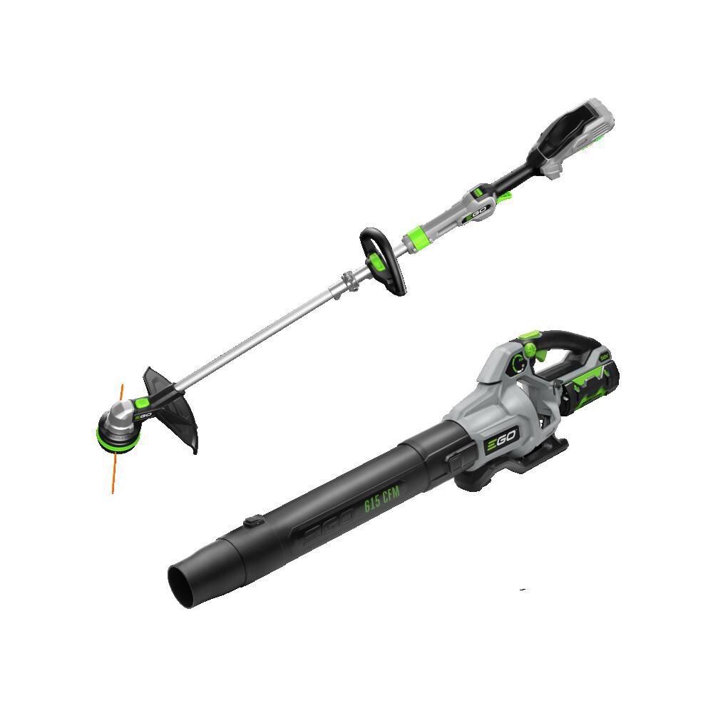 POWER+ 56-volt Cordless Battery String Trimmer and Leaf Blower Combo Kit 2.5 Ah (Battery & Charger Included) ST6151LB