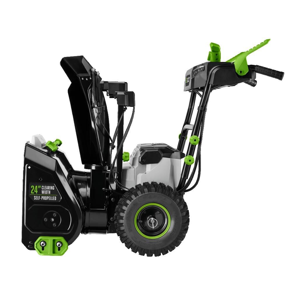 POWER+ Snow Blower 24in Self-Propelled 2 Stage with Two 10 Ah Batteries SNT2406