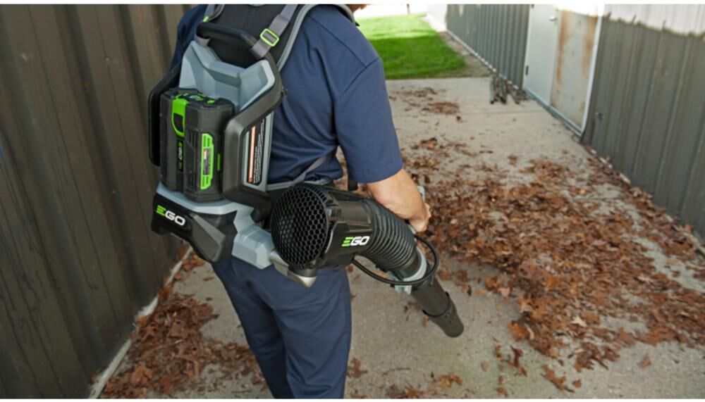 POWER+ 56-volt 600-CFM 145-MPH Battery Backpack Leaf Blower 7.5 Ah (Battery and Charger Included) LB6003