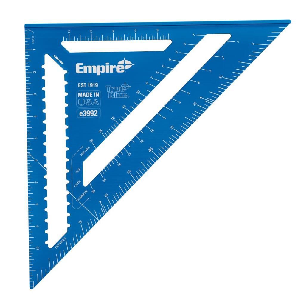 12 in. True Blue Laser Etched Rafter Square E3992