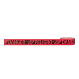 500 ft. Reinforced Red Barricade Tape - Danger/Peligro 76-0604