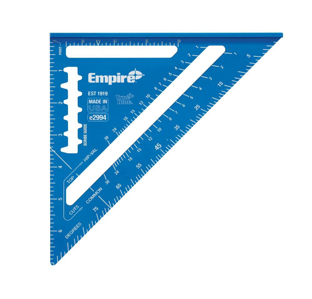 7 in. True Blue Laser Etched Rafter Square E2994