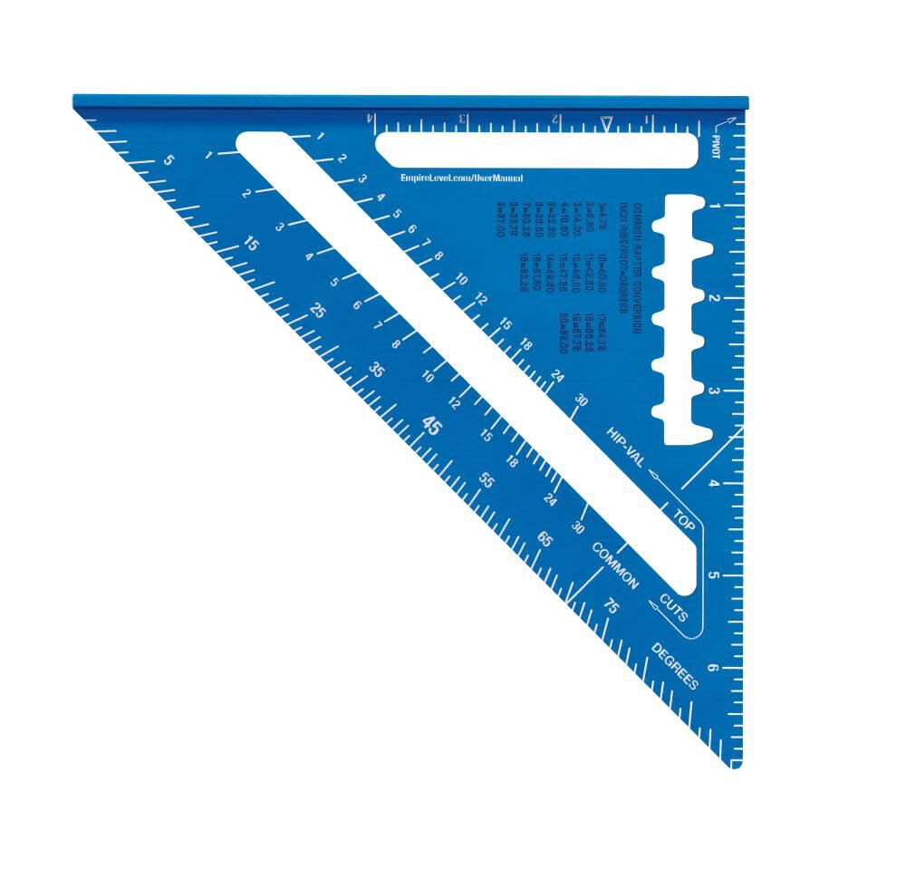 7 in. True Blue Laser Etched Rafter Square E2994