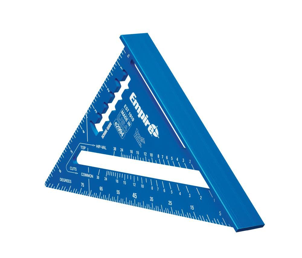 7 in. True Blue Laser Etched Rafter Square E2994