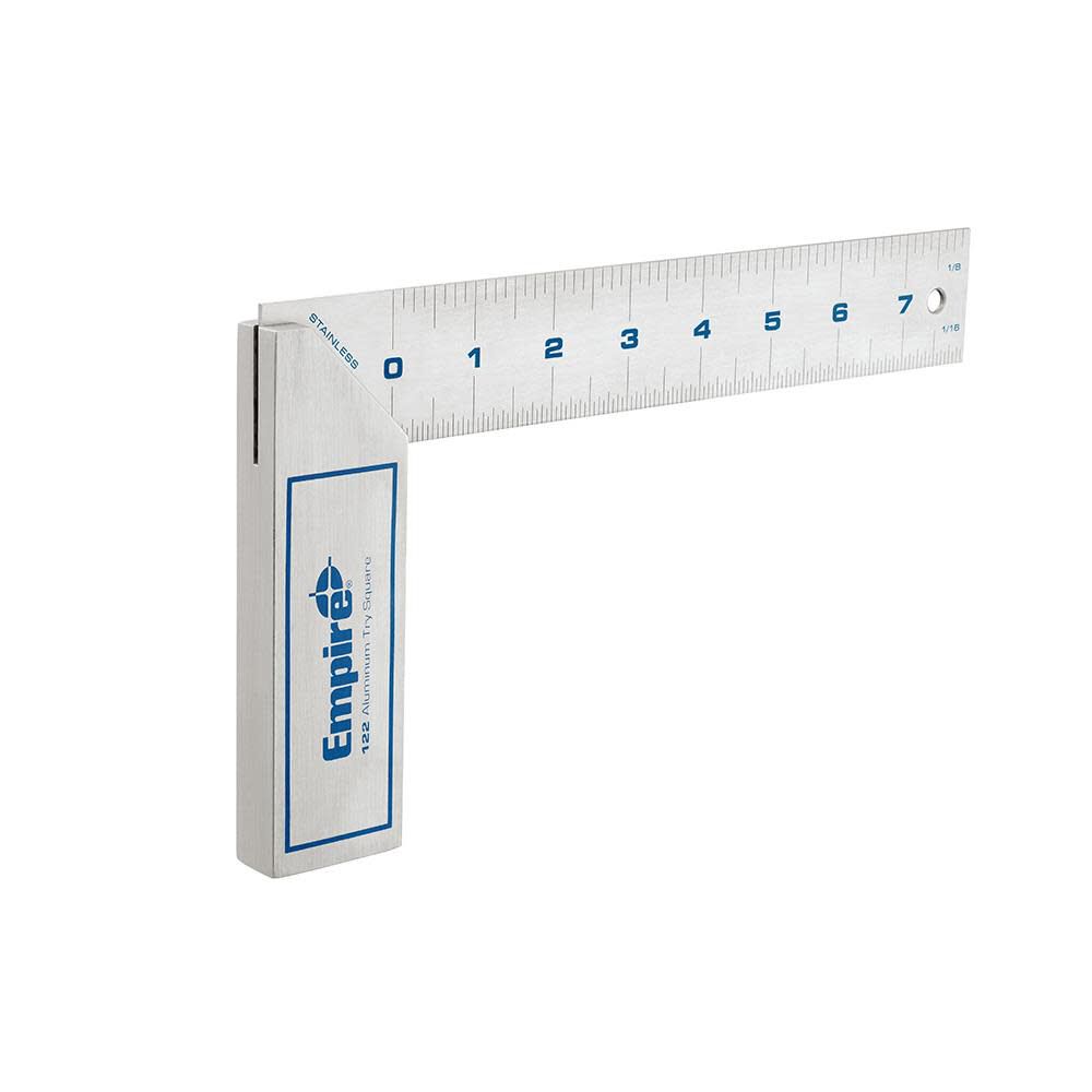 Level 8 in. Heavy Duty Aluminum Try Square 122