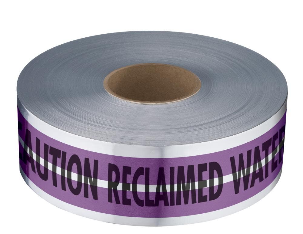 MAGNATEC Premium Detectable Tape Reclaimed Water Line 31-100