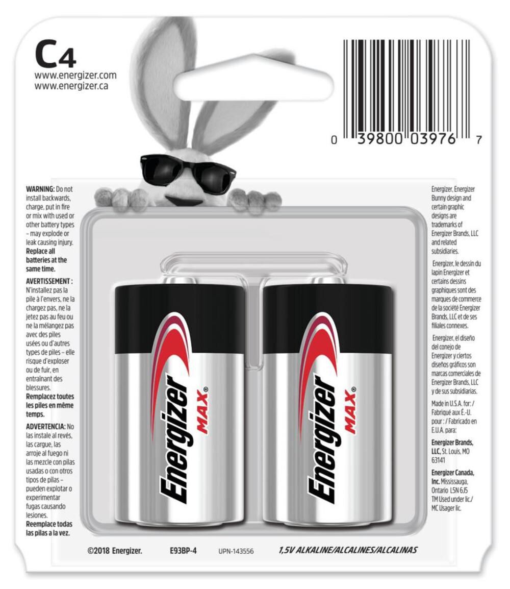 Alkaline C 4-Pk E93BP-4