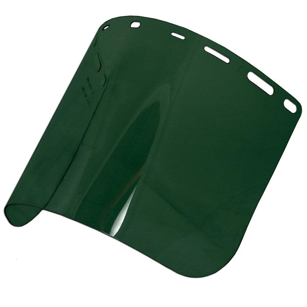 8168 Green Polycarbonate IR Shade 5 Face Shield 1 Pack 15193