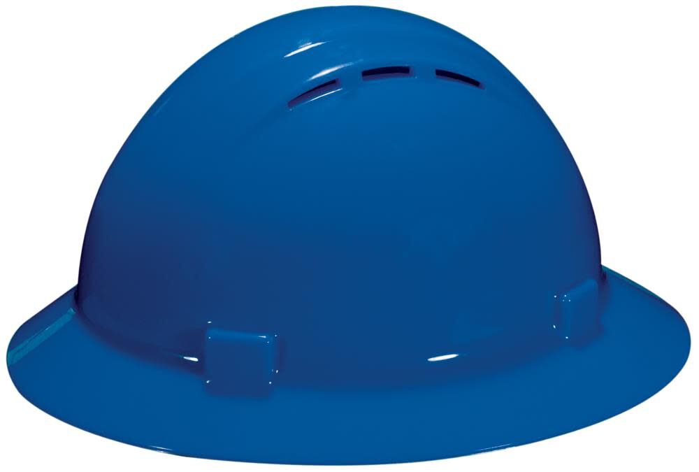 Americana Full Brim Vent Hard Hat 4PT Ratchet Blue 19436