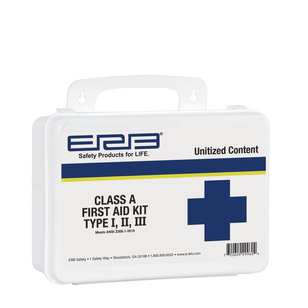 Class A Unitized First Aid Kit Type I II and III (plastic) 29960