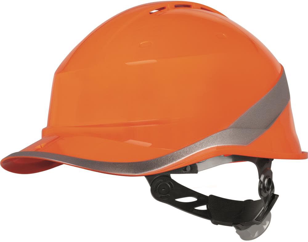 Diamond Safety Helmet ABS Vented Orange DIAM6WTRORFL