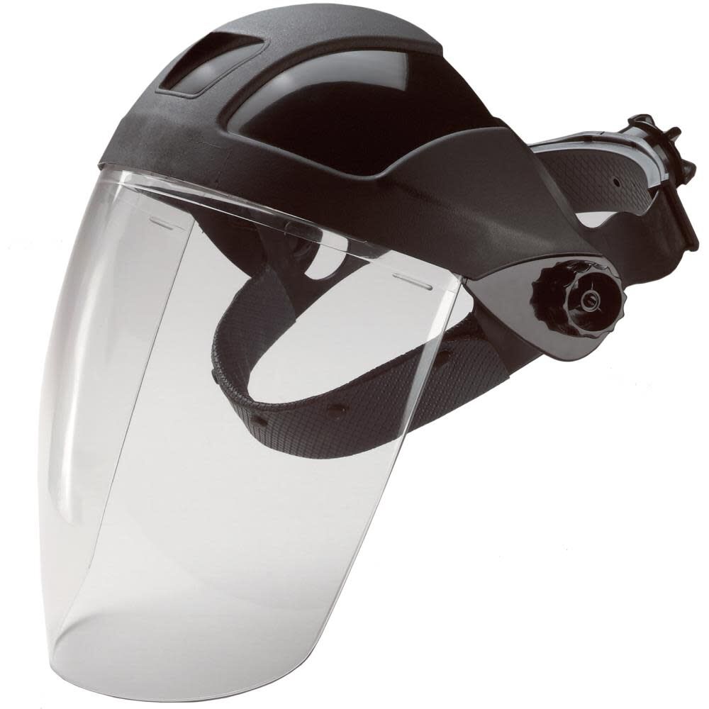 E12 Headgear with Clear Polycarbonate Face Shield 15160