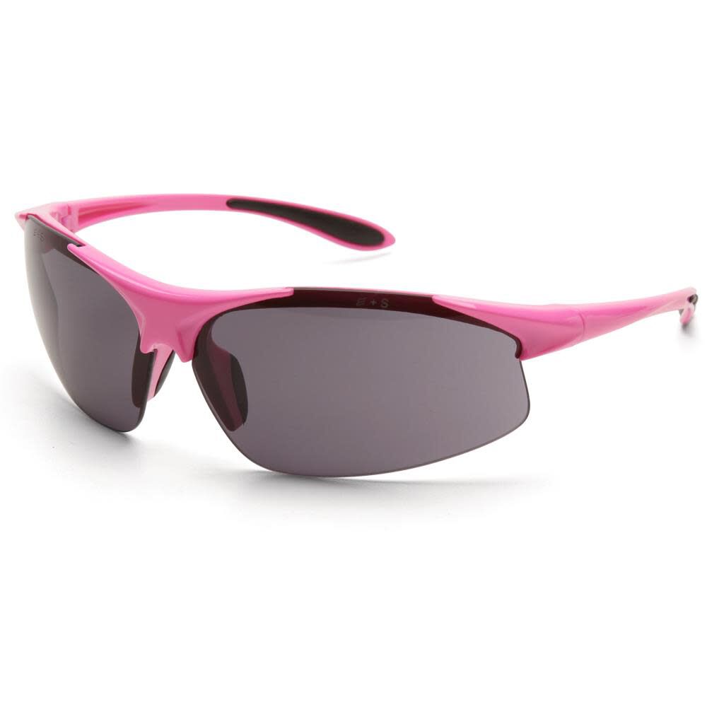 Ella Safety Glasses Ladies Protective Eyewear Pink/Smoke 18619