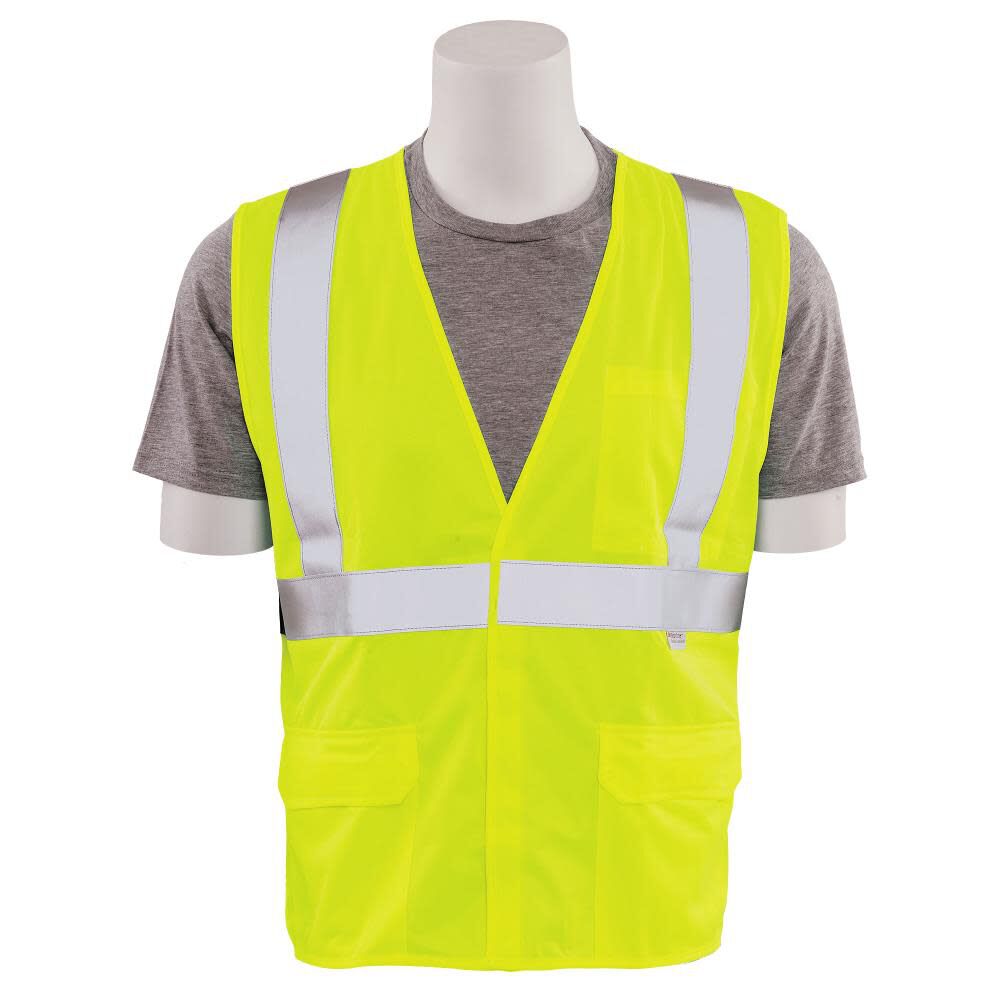 Flame Resistant Lime Class 2 Vest - XL 61362