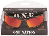 Live Free Camo Frame Red Mirror Lenses Boxed 18043