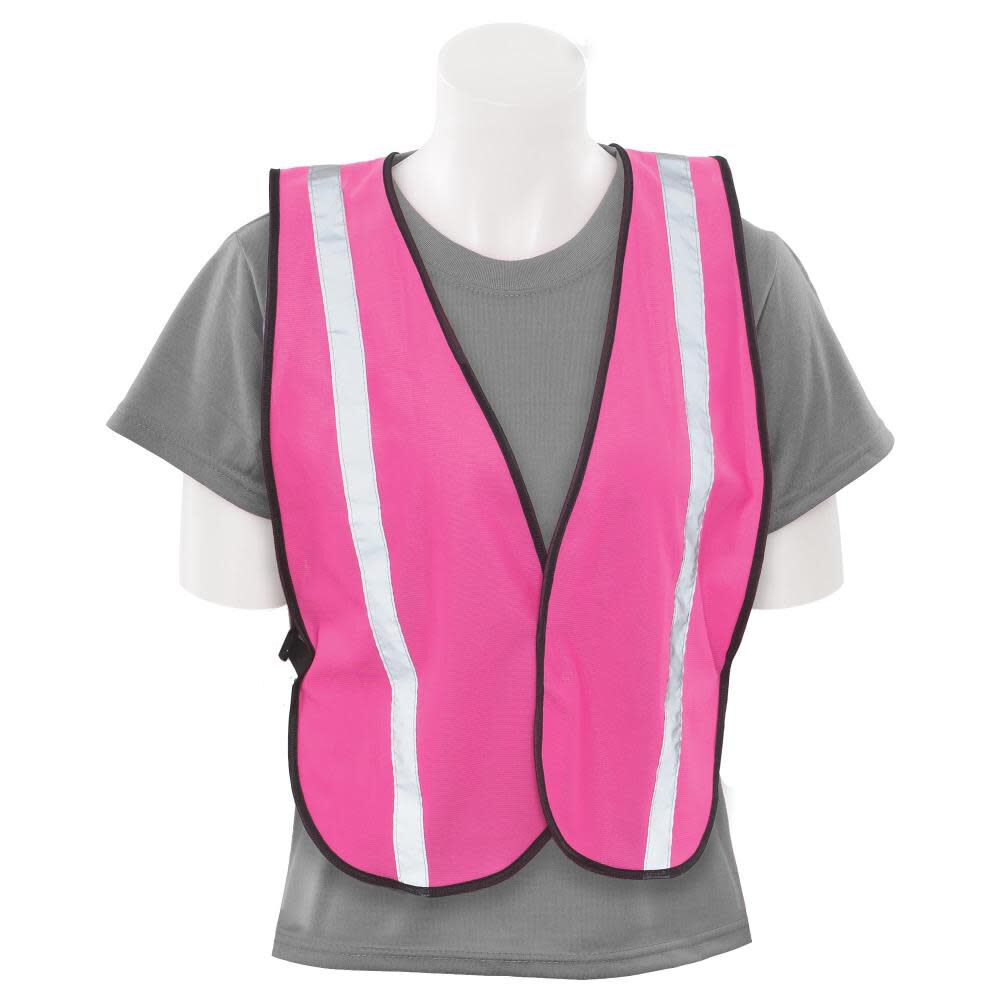 S102 Non-ANSI Hi Viz Pink Vest - OSFM (One size fits most) 61728