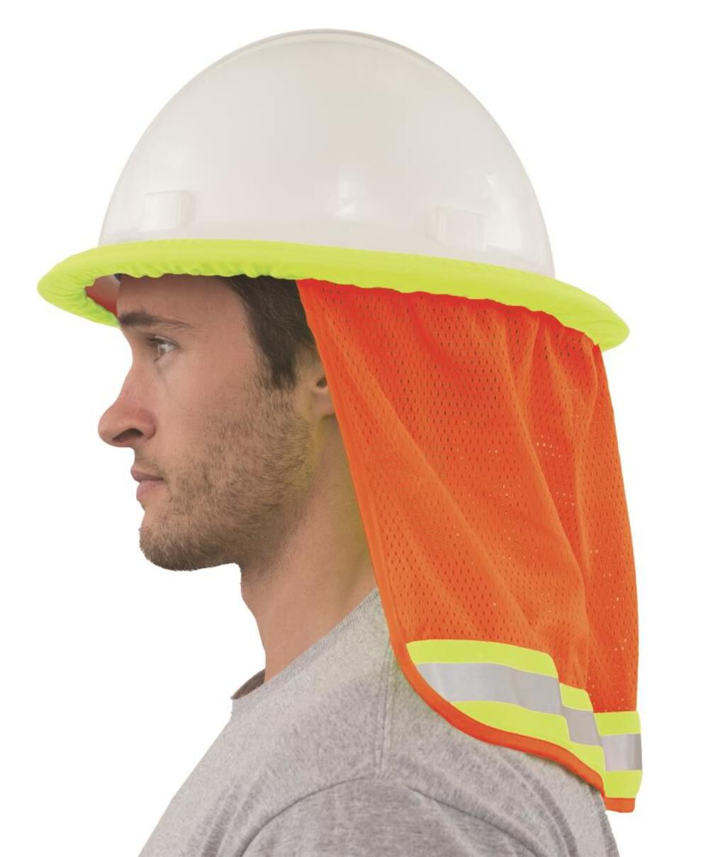 S268 Mesh Neck Shield in Hi Viz Orange 19282