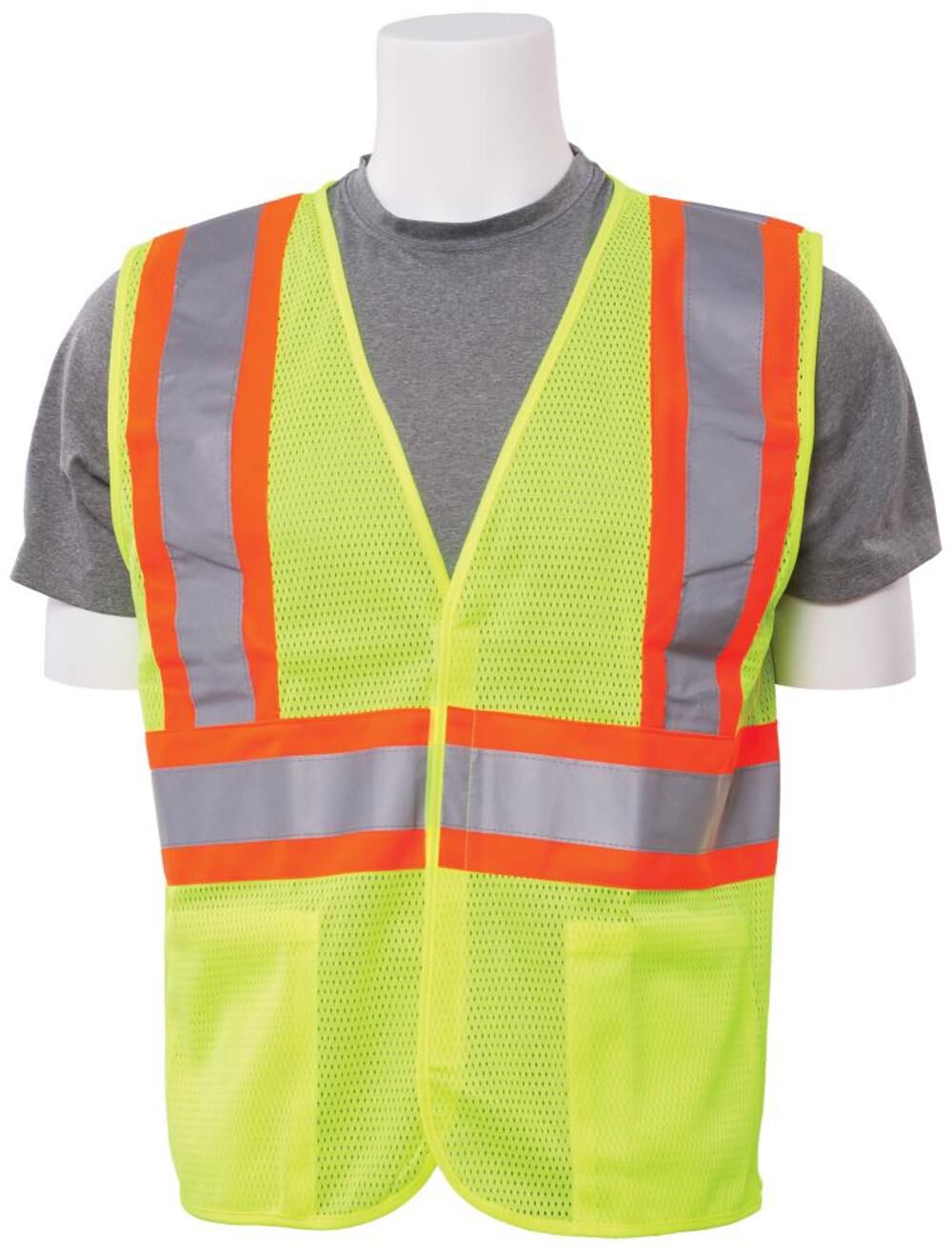 S382 Class 2 Mesh Vest Hi Viz Lime 2X 14608