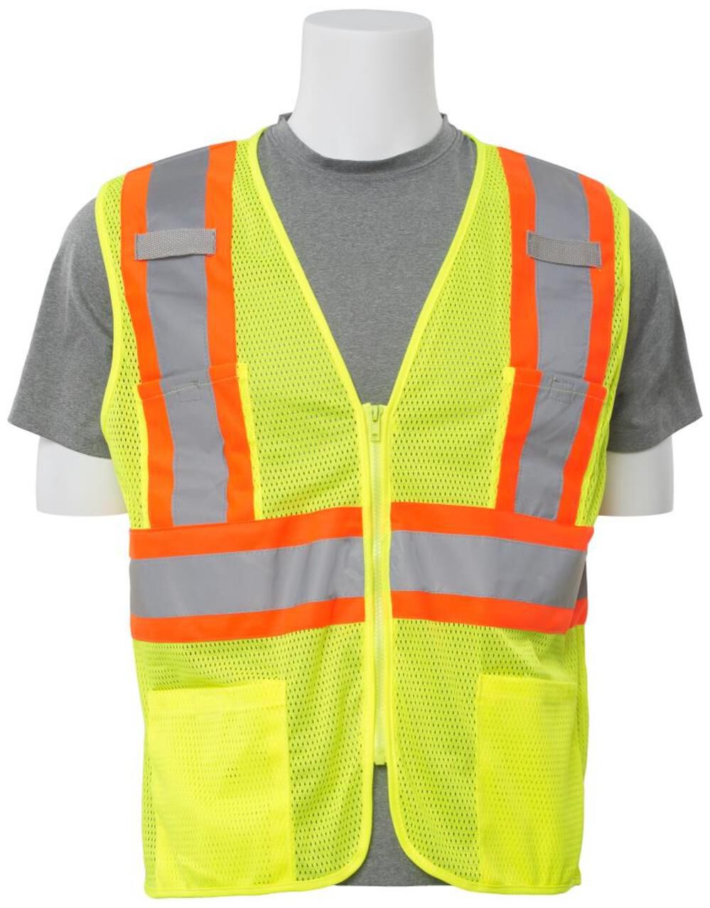 S383P Class 2 Mesh Vest Hi Viz Lime 2X 61818