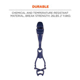 3400MD Deep Blue Metal Detectable Glove Clip - Dual Clip Mount 19132