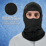 6821 Black Balaclava Face Mask - Fleece 16821