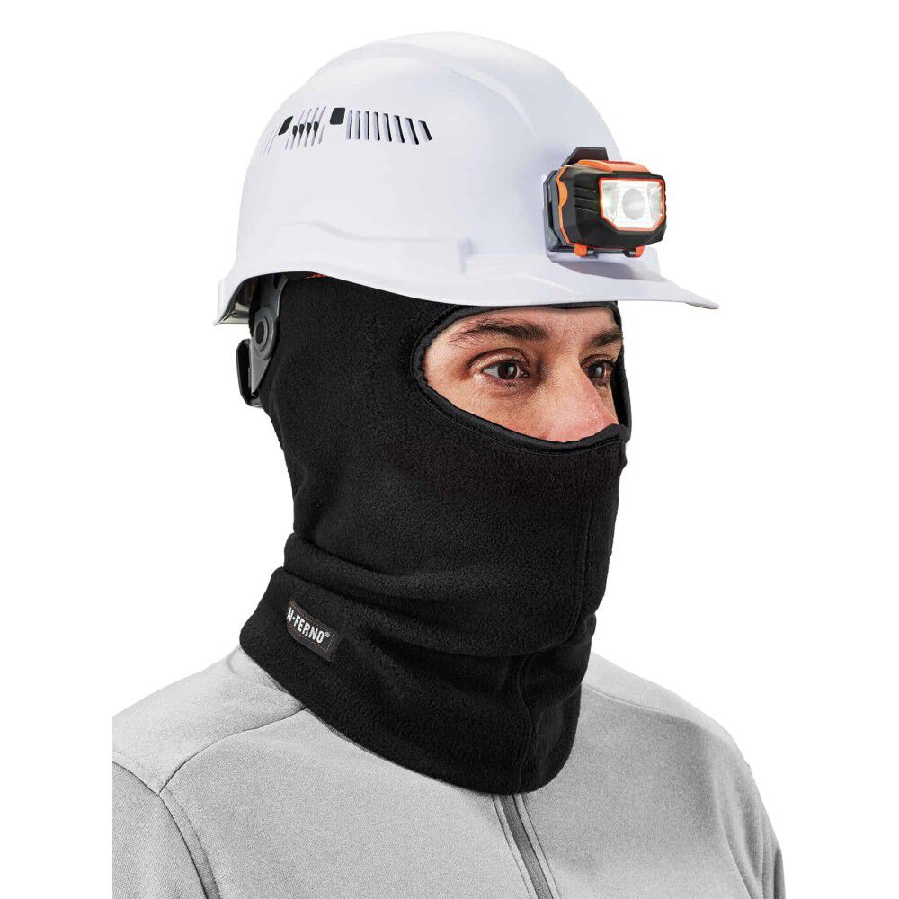 6821 Black Balaclava Face Mask - Fleece 16821