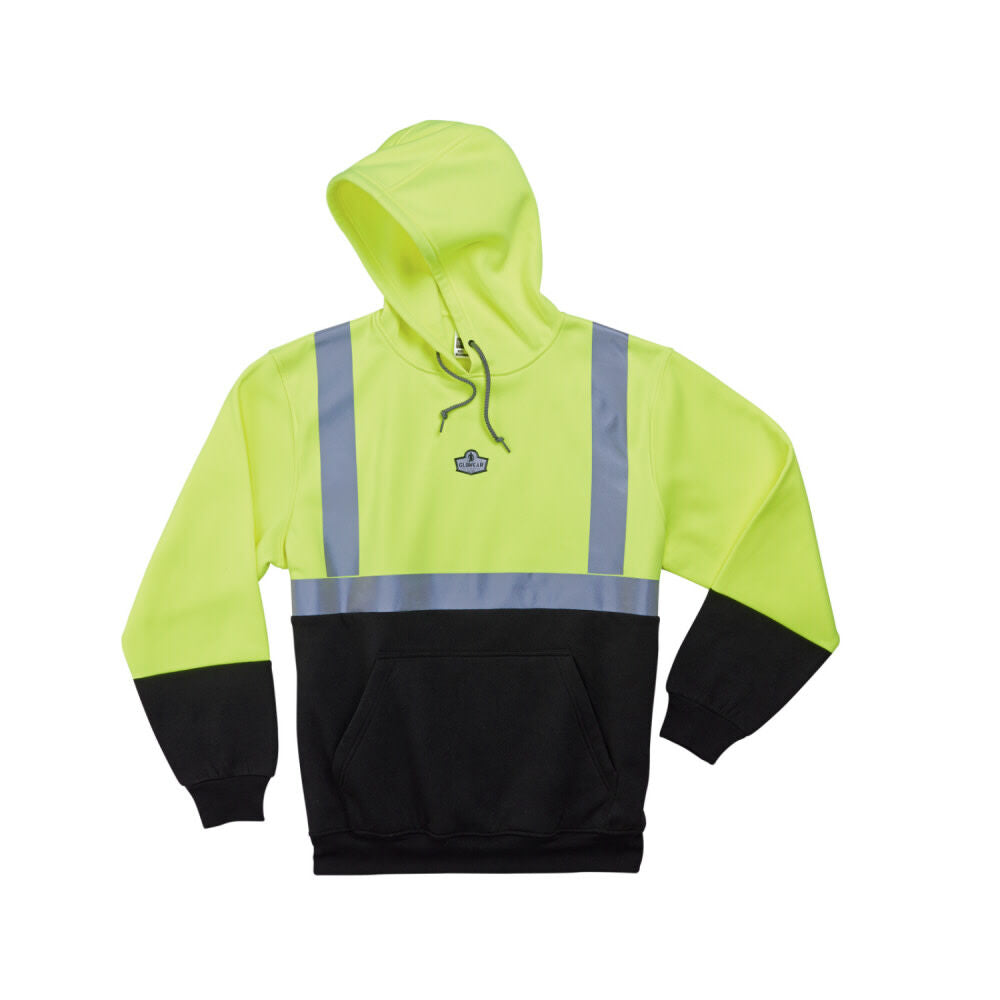 8293 Class 2 Hooded Sweatshirt with Black Front - 2XL 21686