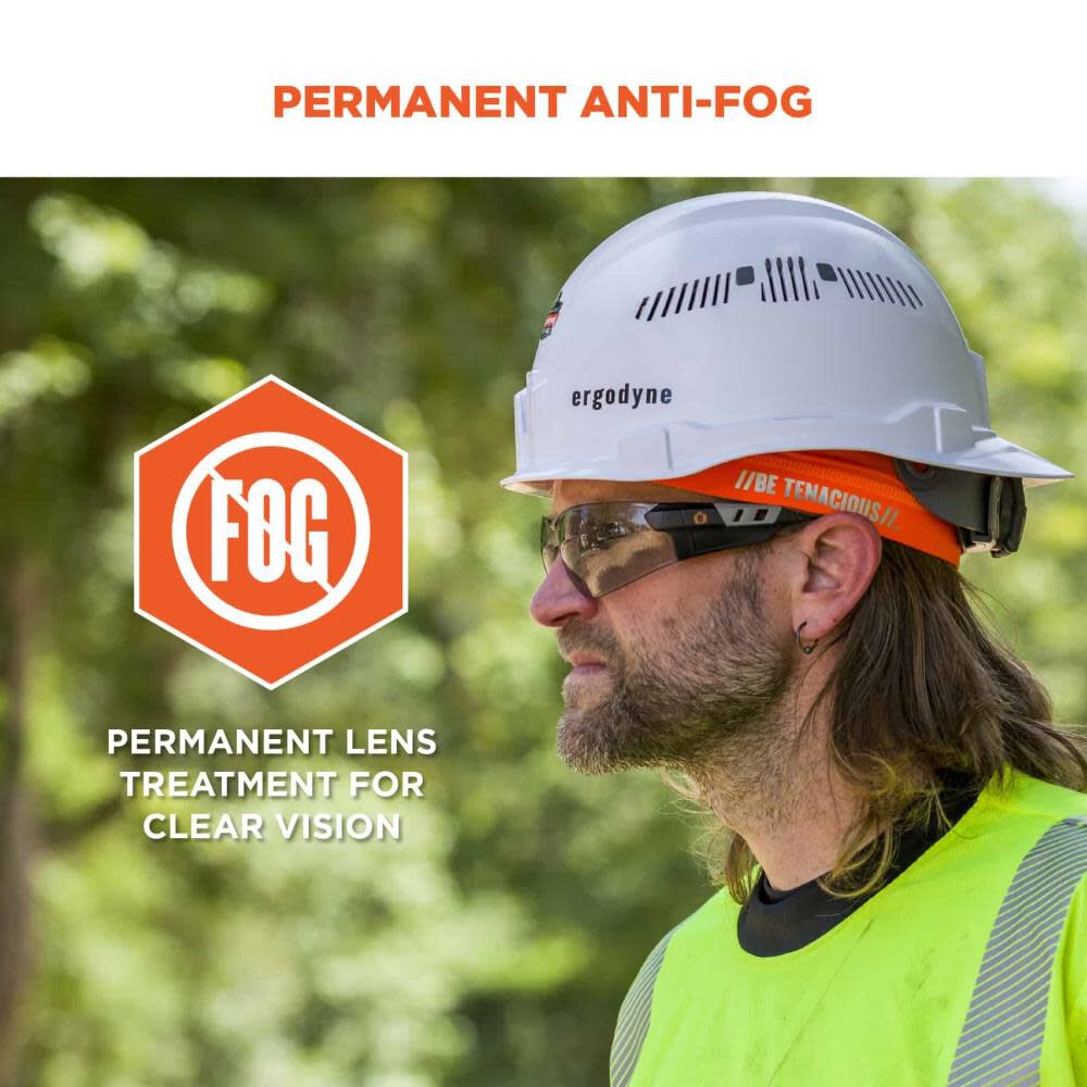 Anti Fog Safety Glasses Indoor/Outdoor Lens Frameless 59183