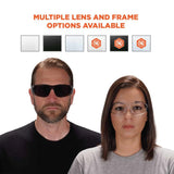 Anti Fog Safety Glasses Indoor/Outdoor Lens Frameless 59183