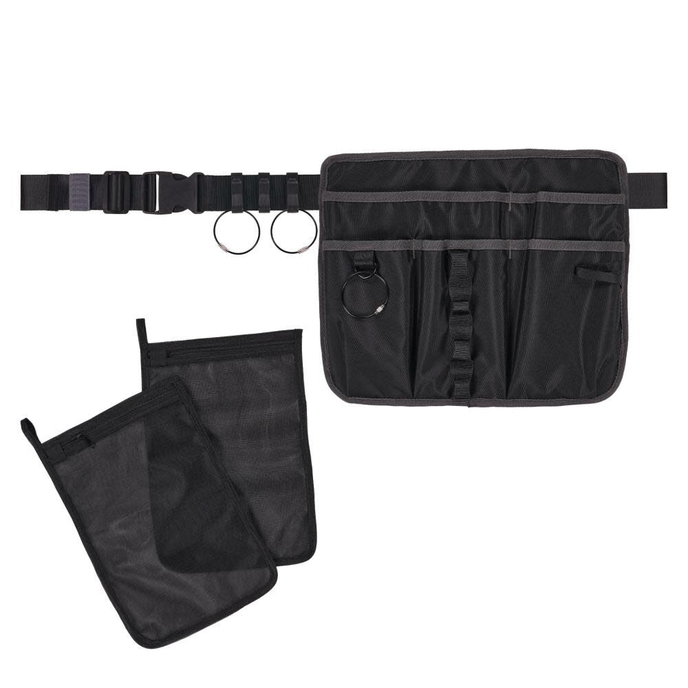 Arsenal 5715 Black Cleaning Apron Pouch with Pockets 13718