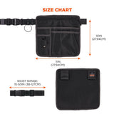 Arsenal 5716 Black Server Apron Pouch with Pockets 5716