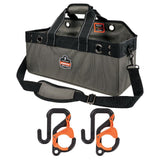 Arsenal 5846 Bucket Truck Tool Bag with Bucket Hooks Kit Gray Large 13747