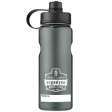 Chill Its 5151 Water Bottle Plastic Wide Mouth Black 1 Liter 13152