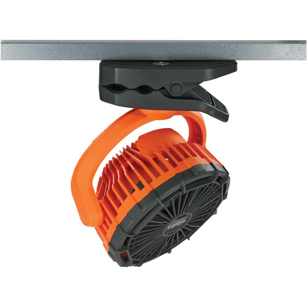 Chill-Its 6090 Orange Rechargeable Portable Jobsite Fan 12800