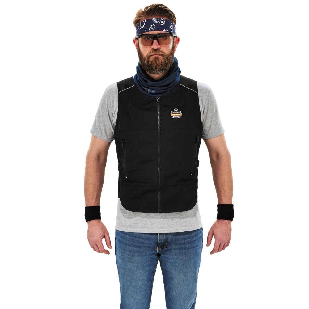 Chill Its 6255 Cooling Vest Black L/XL 12125