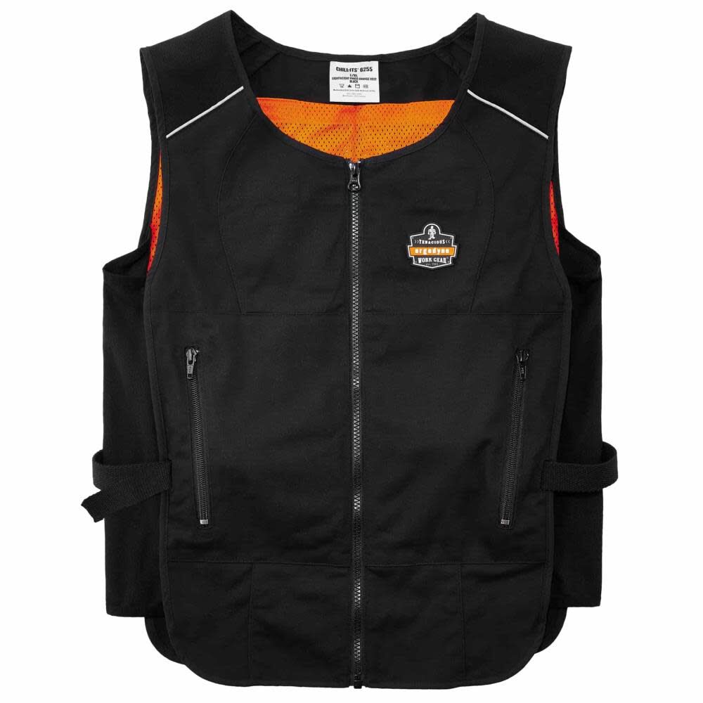 Chill Its 6255 Cooling Vest Black L/XL 12125