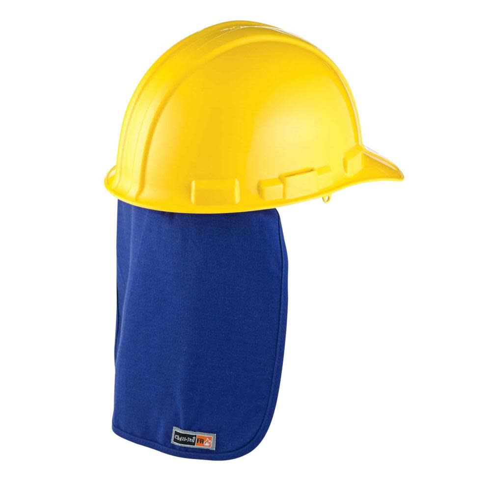 Chill Its 6717FR Blue Evaporating FR Hard Hat Neck Shade with Polymers 12657