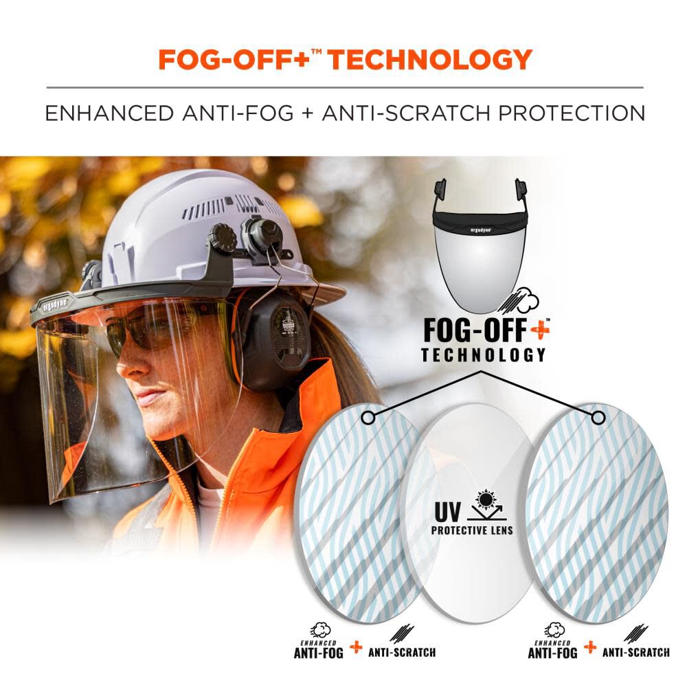 Clear Face Shield Replacement for Full Brim 60251