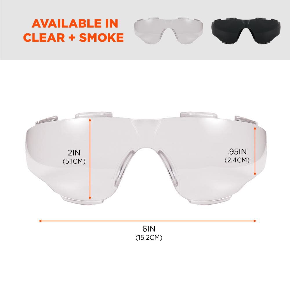 Clear OTG Safety Goggles Replacement Lens 60306