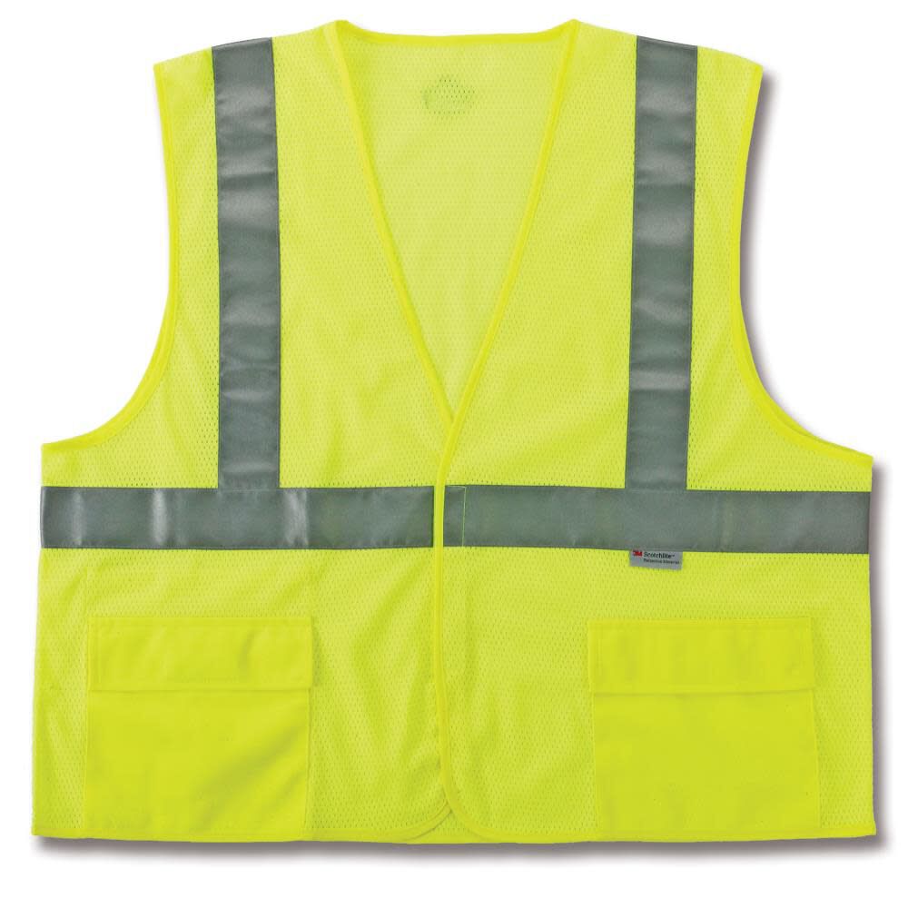 GloWear 8220HL Class 2 Lime Green Safety Vest - L/XL 21145