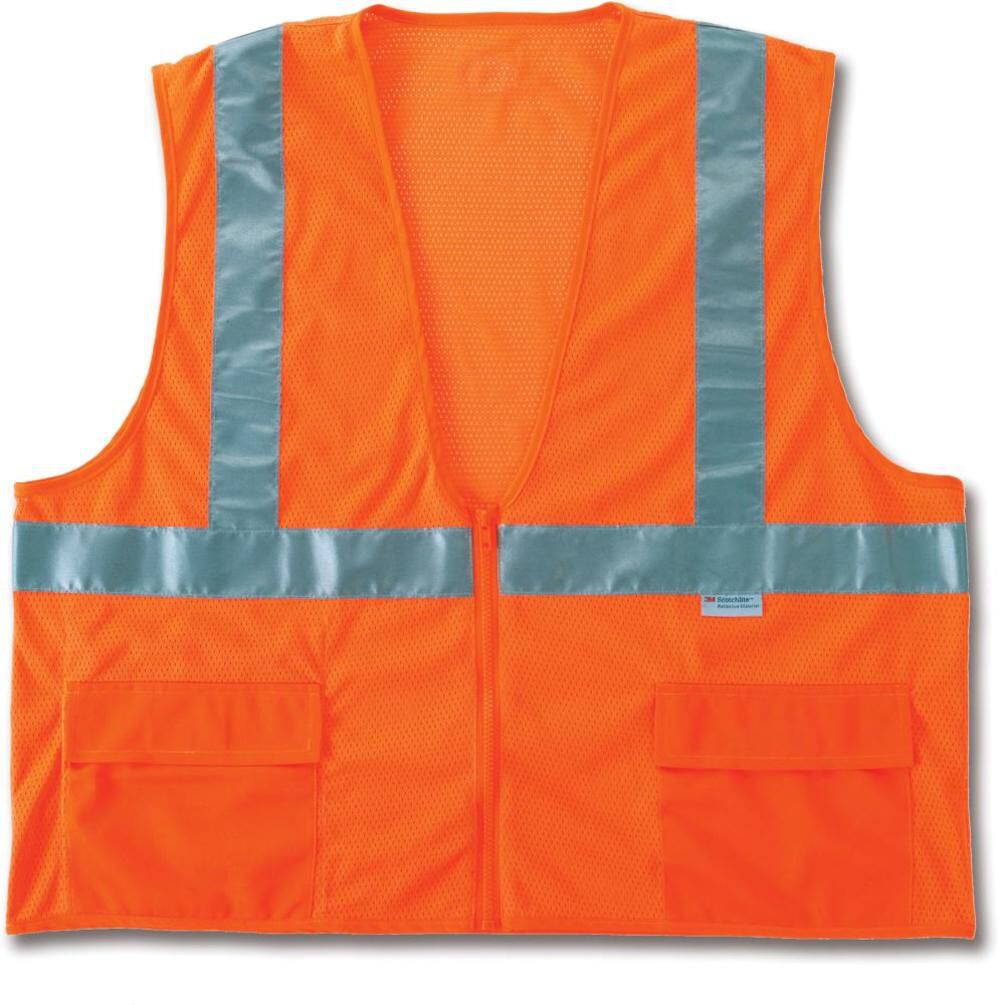 GloWear 8220Z Orange Class 2 Standard Vest - 2X/3X 21117