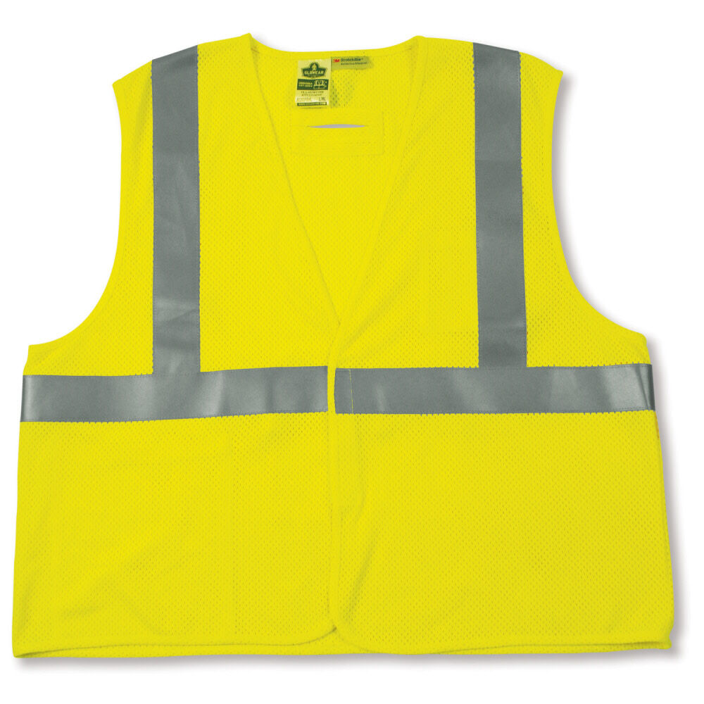 GloWear 8260FRHL Lime Class 2 FR Modacrylic Vest - 2XL/3XL 21497