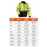 GloWear 8351 Jacket Windbreaker Water Resistant Orange Hi Vis 2X 23436